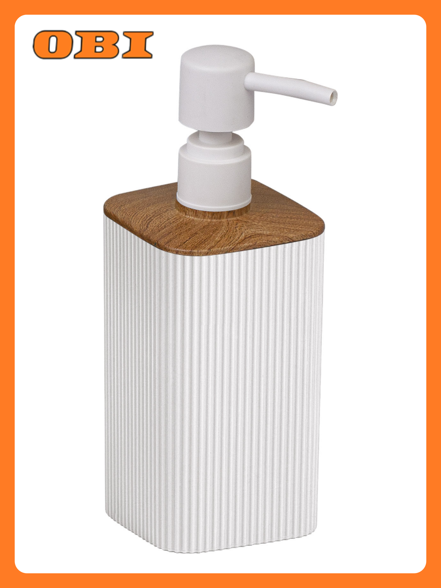 Диспенсер для жидкого мыла Sand White пластик белый