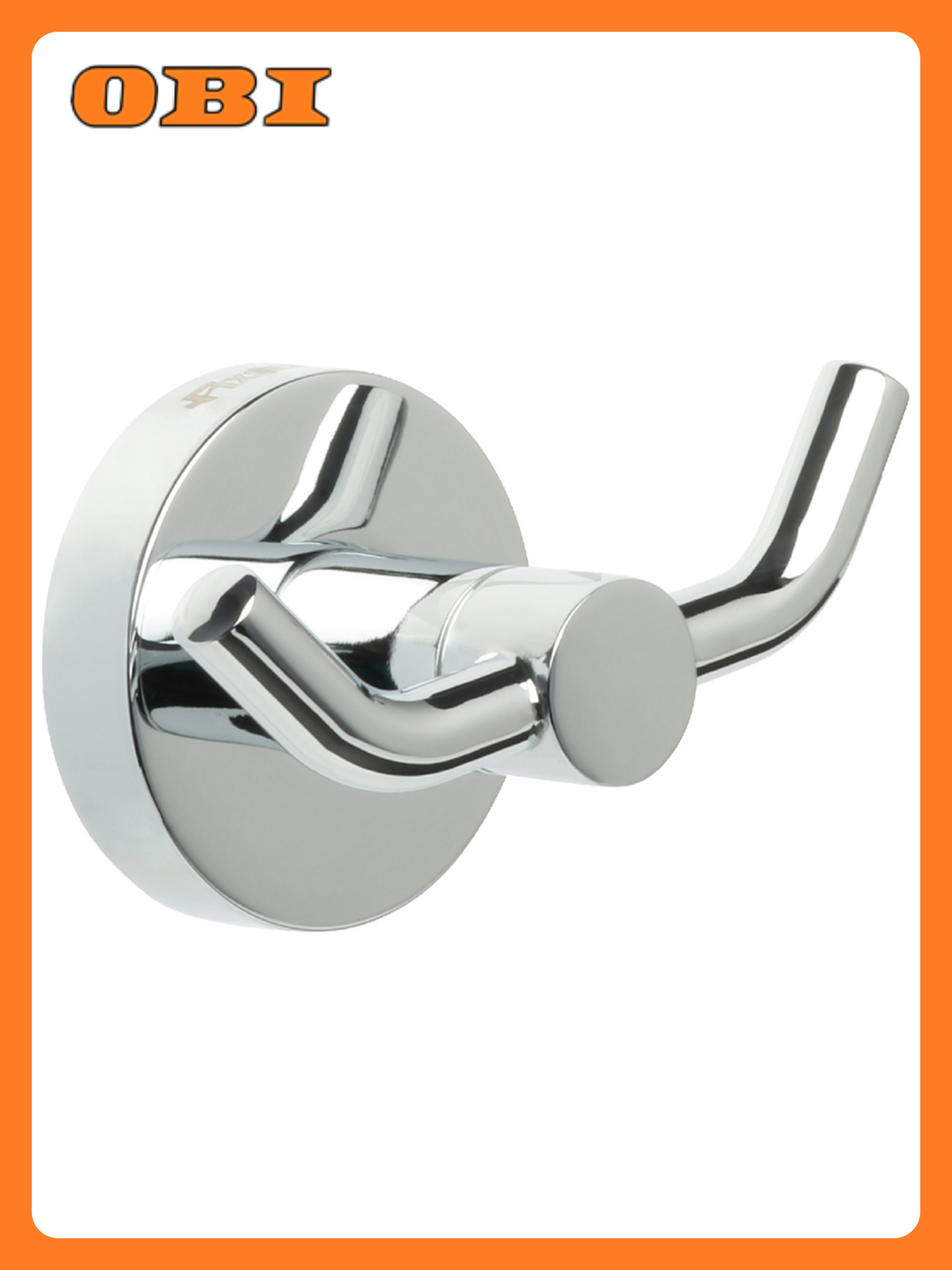 Крючок двойной хром comfort chrome 9х5х5