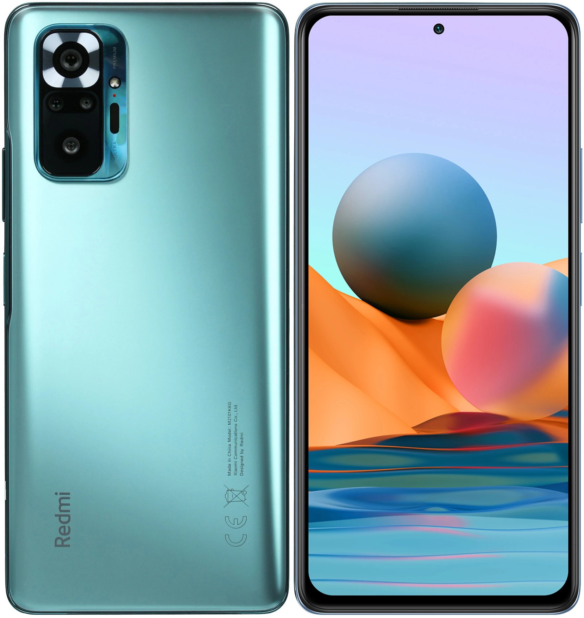 Смартфон Xiaomi Redmi Note 10 Pro 8/256 ГБ, Dual nano SIM, синий