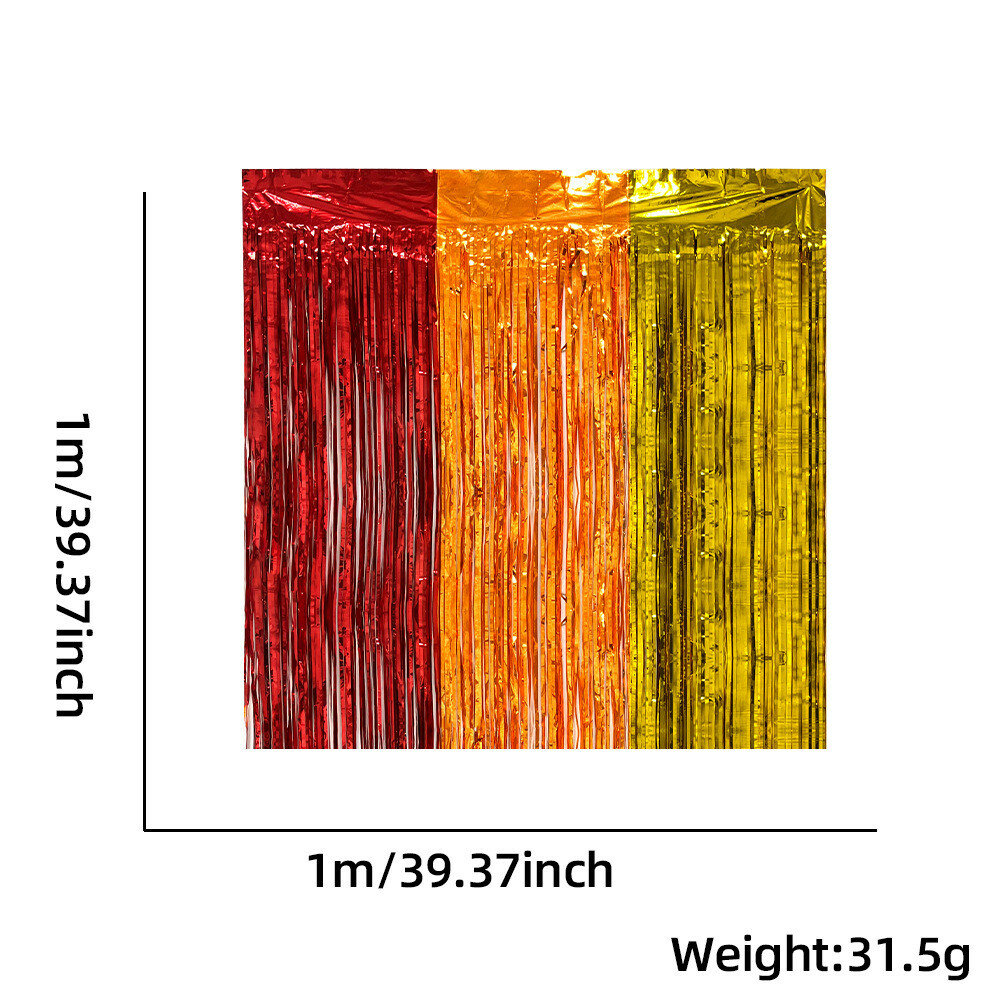 Красивый дождевой занавес 1м Х 2м в зеленом синем и фиолетовом цветах для оформления мероприятий