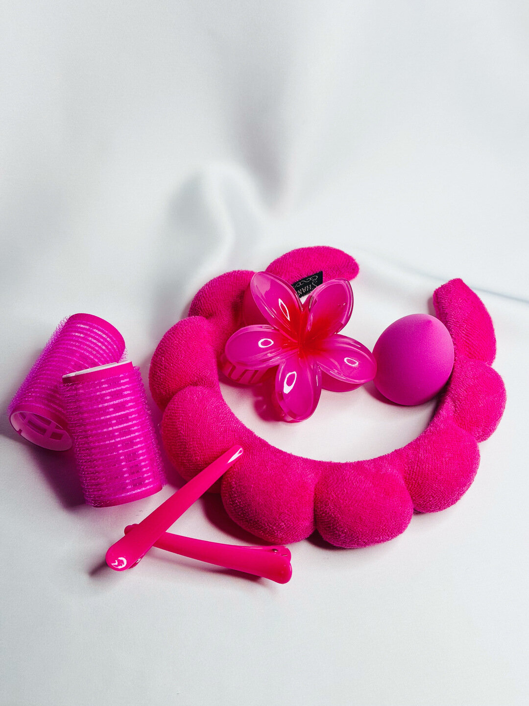 Набор для девочек с ободком для умывания — фото 1