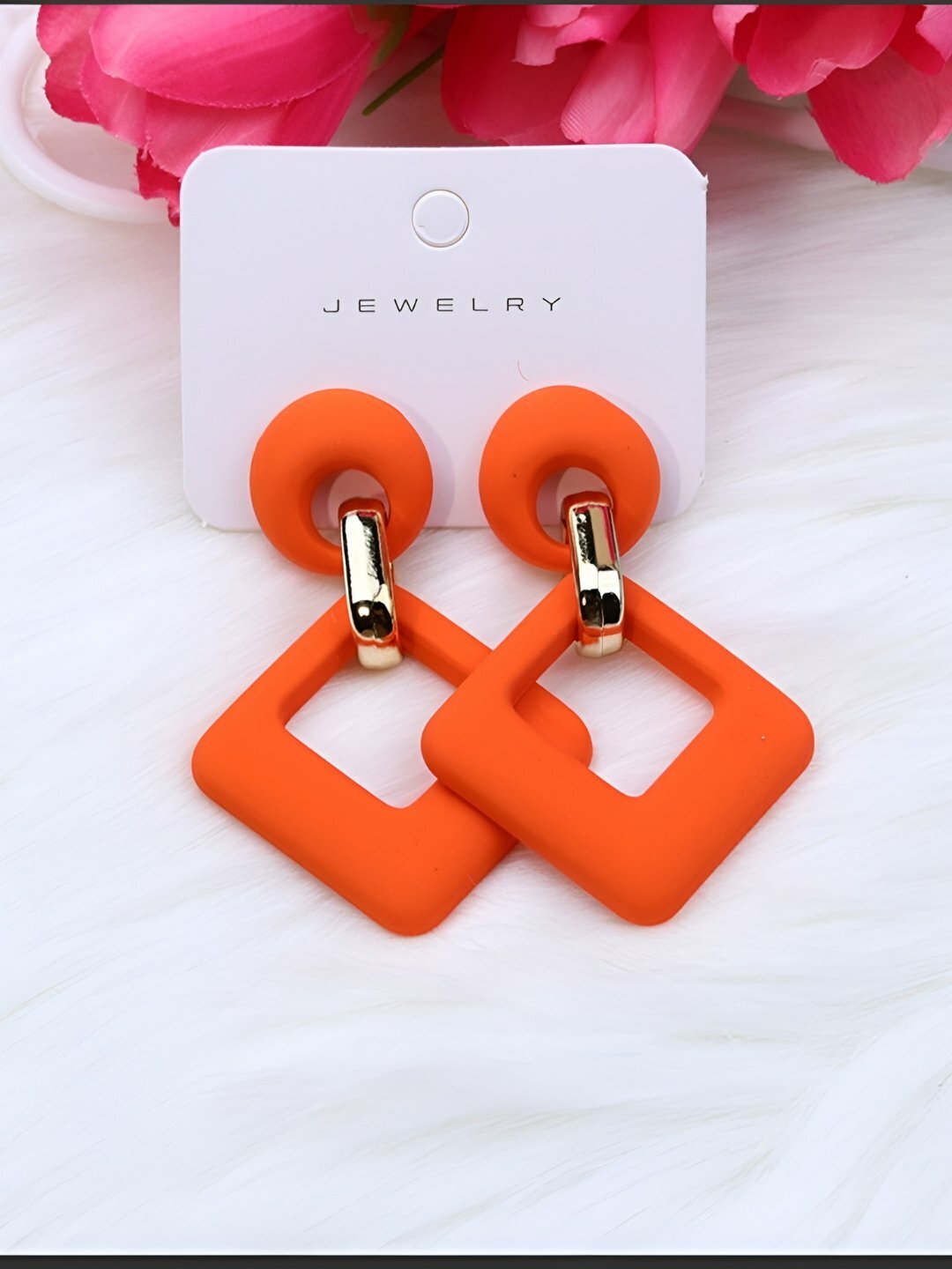 Серьги двусторонние, одиночные