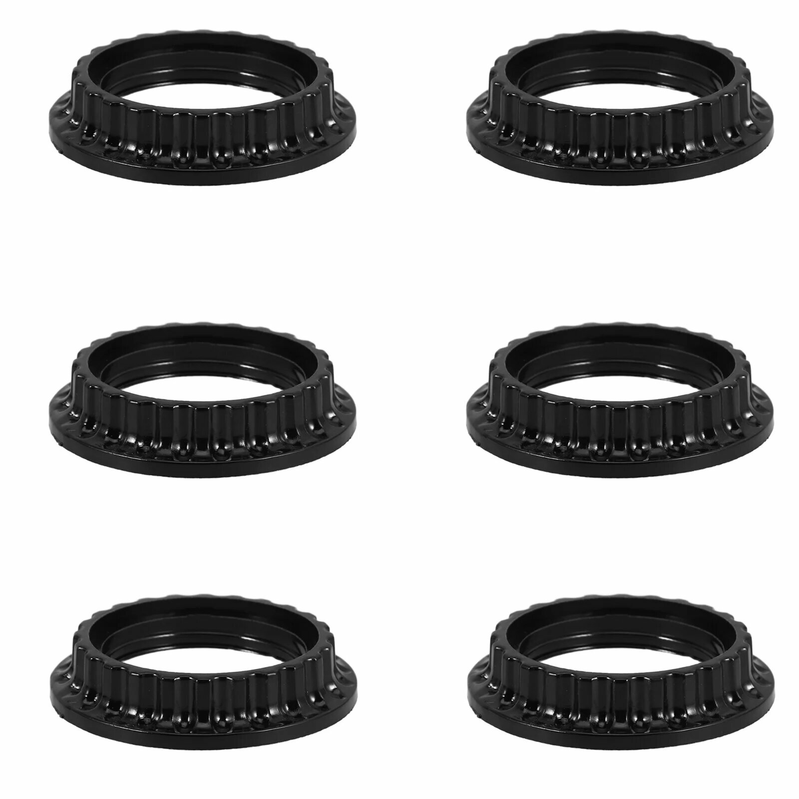 6 шт. E26 аксессуары для держателей лампы адаптер для цоколя стопорные кольца для абажура быстрая установка широкий совместимый абажур