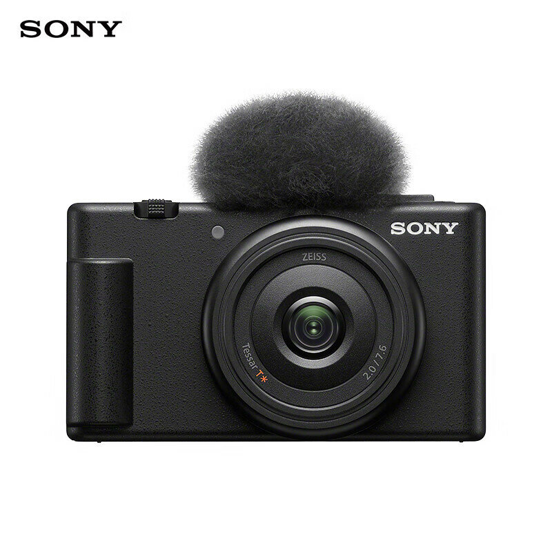 Sony ZV-1F Digital Camera, Creative Appearance Filter, Beauty Mode Photography, Large Aperture, Entry-Level, Ultra-Wide Angle, Vlog, Black