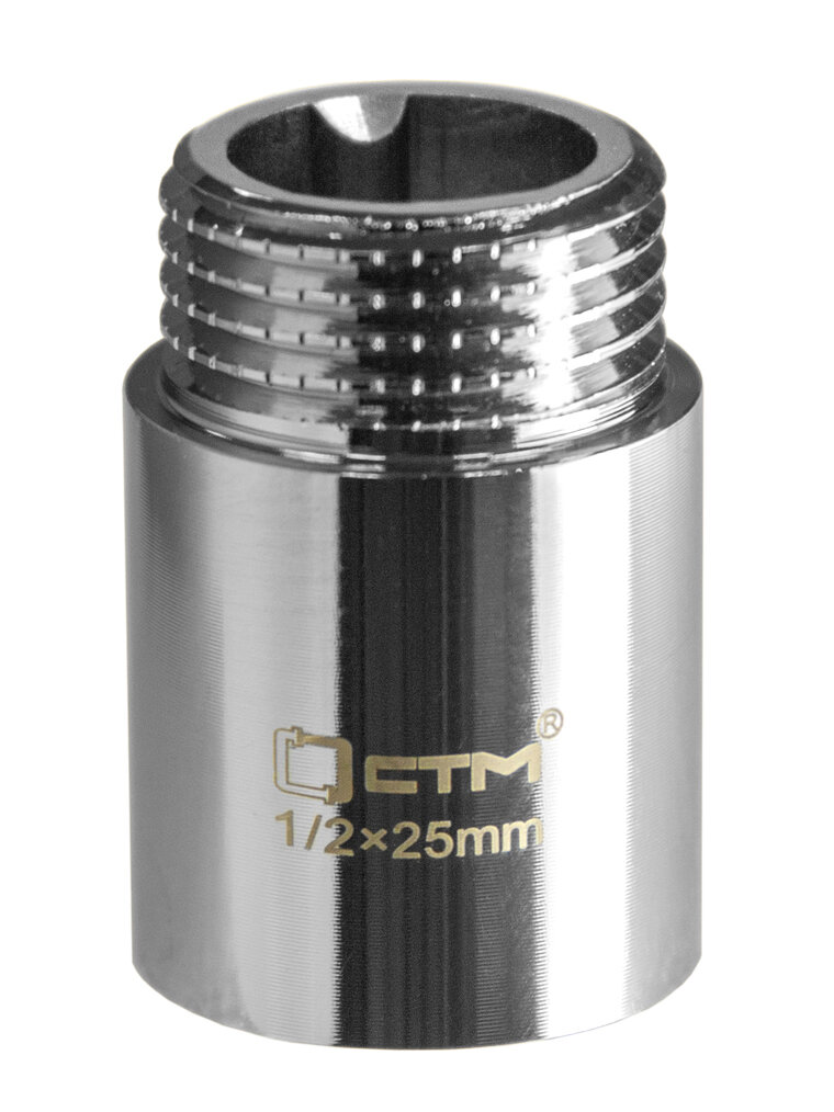 Удлинитель CTM CREMF025, латунь, никелированное покрытие, 25 мм — фото 1