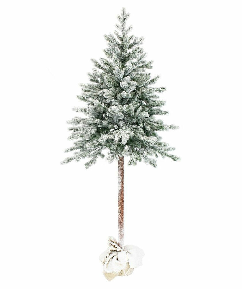 Искусственная ель на ножке ЮТА  заснеженная  хвоя литая ПВХ  150 см  BEATREES 1041315