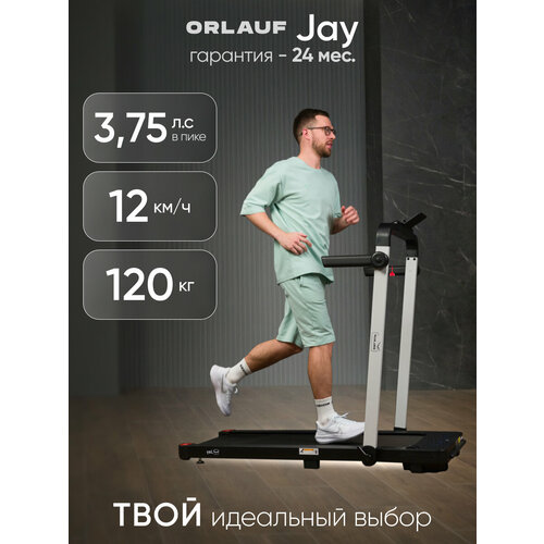 Складная беговая дорожка для дома электрическая Orlauf Jay / До 120 кг