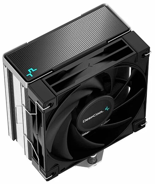 Кулер для процессора DeepCool AK400 Black с башенной конструкцией и тихим вентилятором 120 мм — фото 1