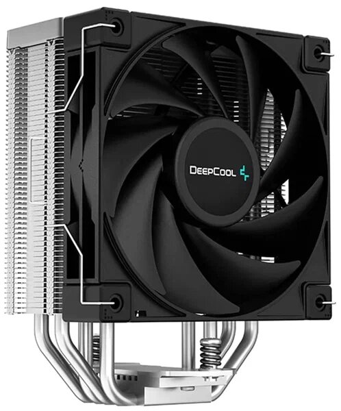 Кулер для процессора DeepCool AK400 Black с башенной конструкцией и тихим вентилятором 120 мм — фото 1