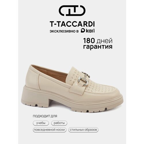 фото Лоферы t.taccardi весна-лето 2026, размер 40, бежевый