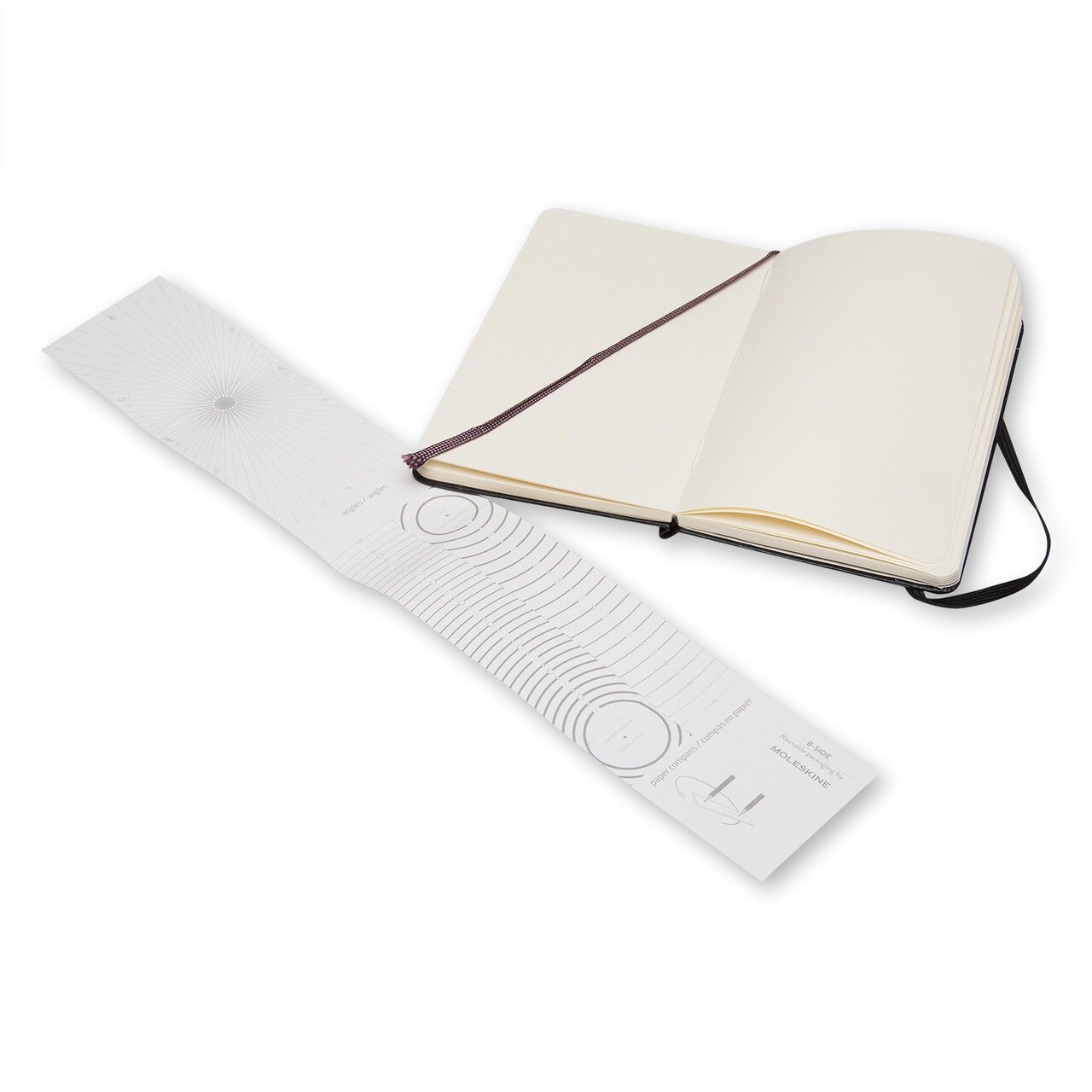 Скетчбук Moleskine Art Collection ARTQP014 Pocket 90x140мм, 80стр, нелинованный, твердая обложка, черный — фото 1