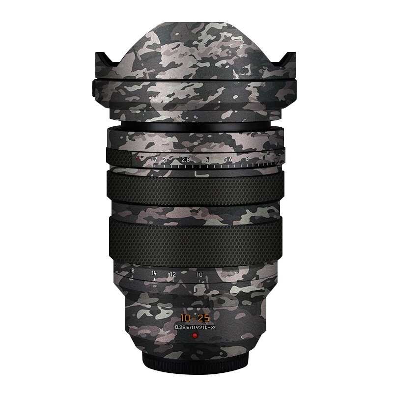 Объектив Panasonic 10-25 мм f/1.7 с боевым камуфляжем для Micro Four Thirds