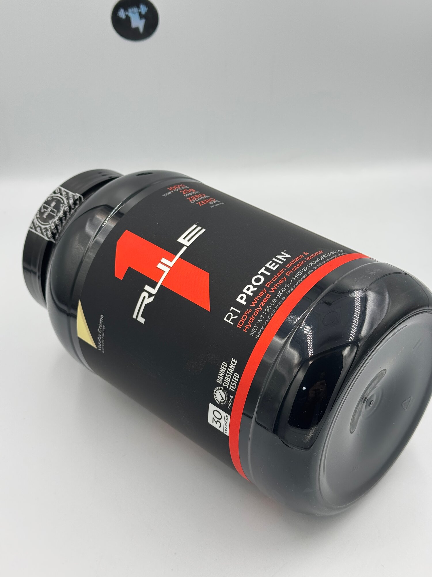 Rule1 Protien isolate вкус Ванила 0.9kg, 30 порций vanilla creme — фото 1