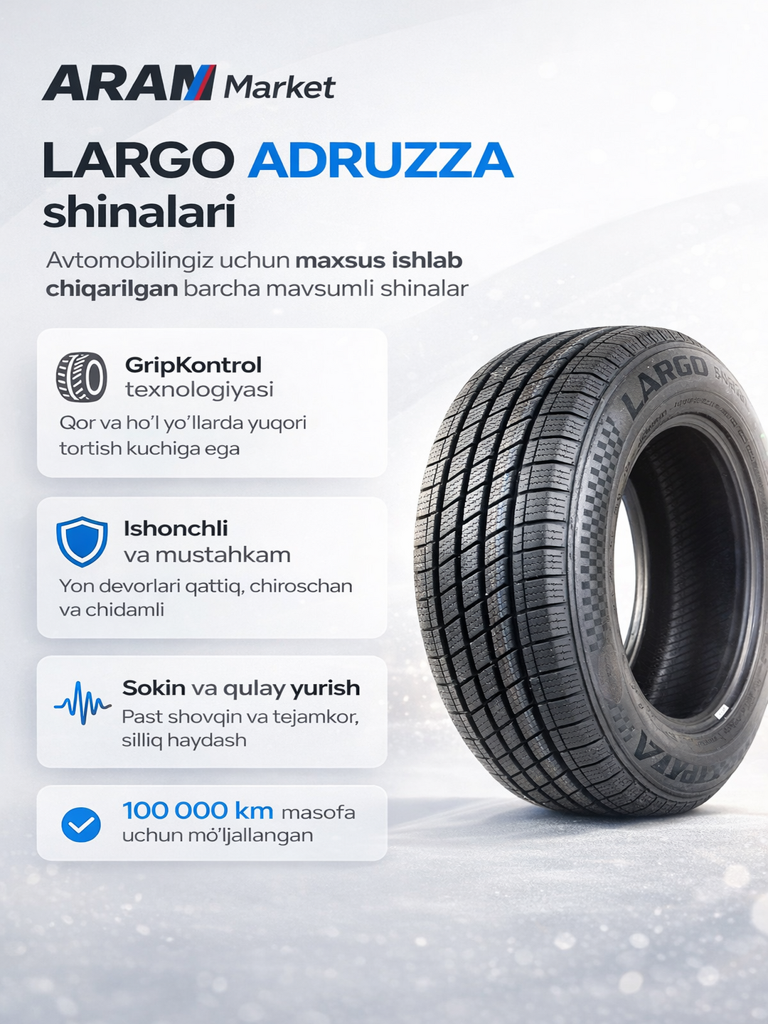 Largo Arduzza 205/70R14 Всесезонная шина качественное производства