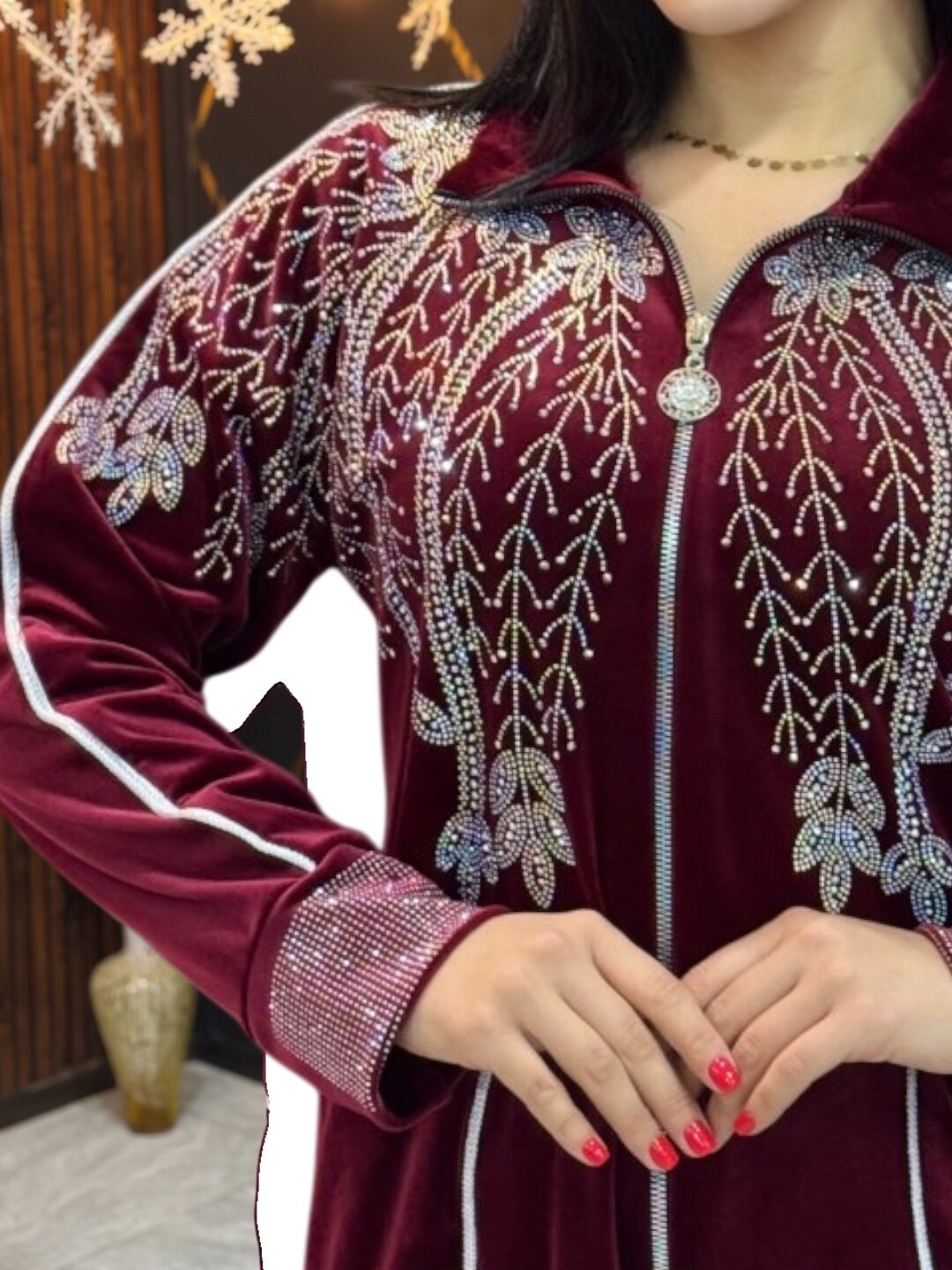 Комплект  xalat, размер 46, 48, 50, 52, 54, красный — фото 1