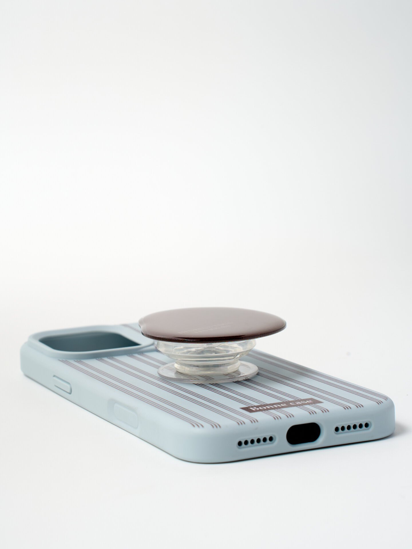 Чехол на Айфон 17 Про Макс (iPhone 17 Pro Max) со съемной подставкой, синий — фото 1