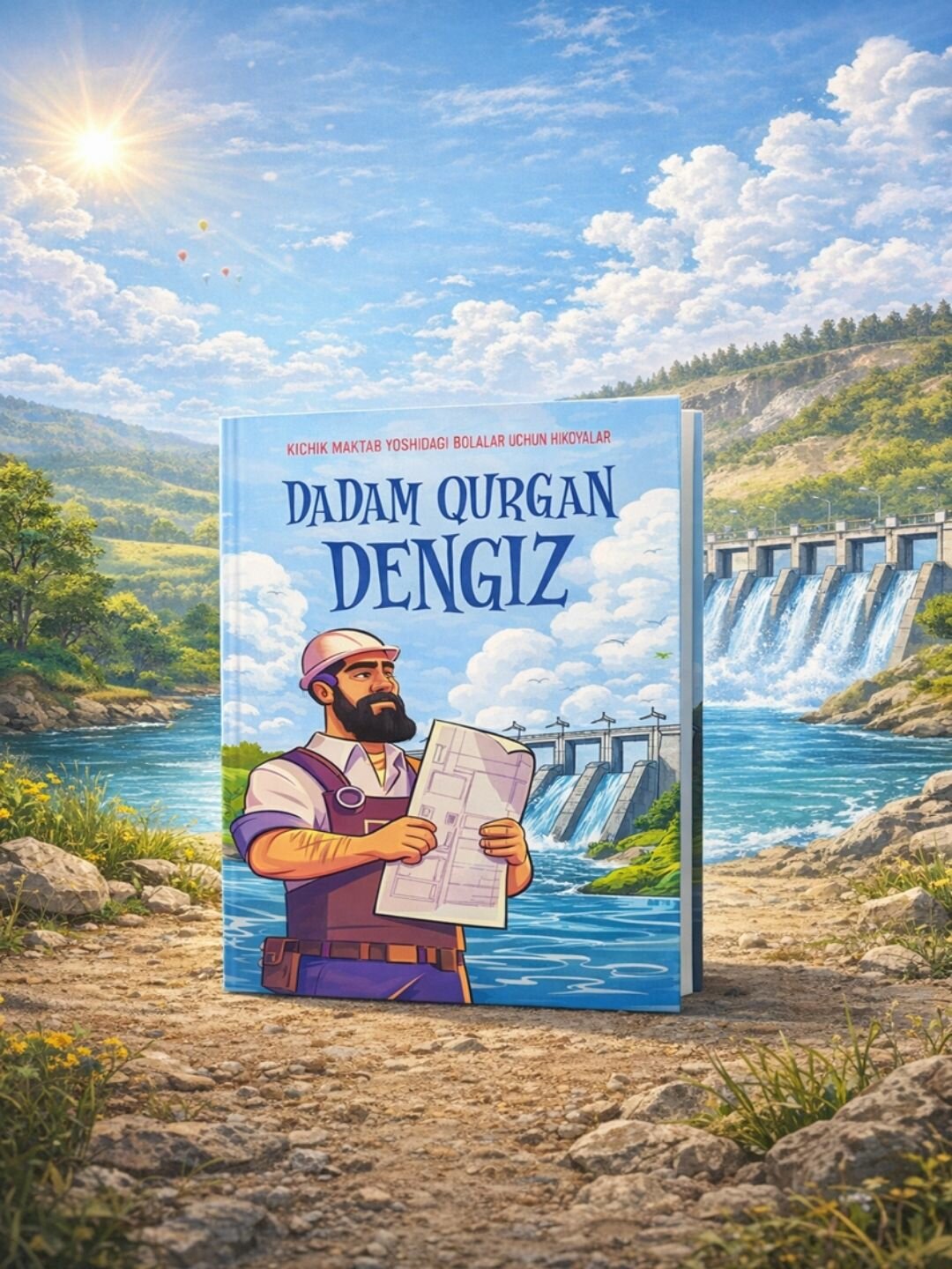Книга, Дадам курган денгиз, рассказы для дошкольников на узбекском языке, латиница
