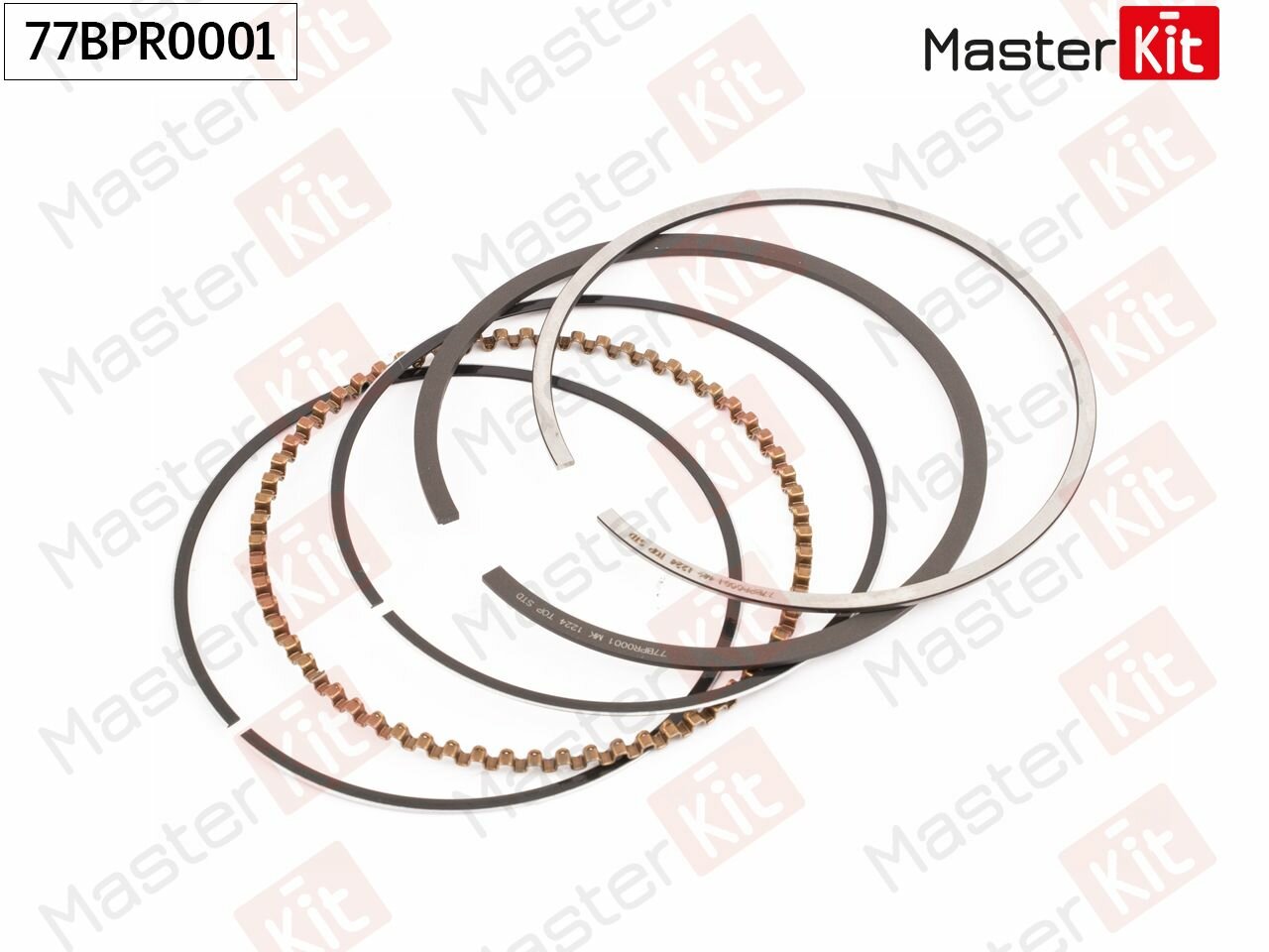 Кольца поршневые к-т на 1 поршень STD CHEVROLET, LXT MasterKit 77BPR0001