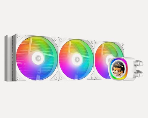 Изображение товара Система жидкостного охлаждения ID-COOLING "FX360LCDARGB", с подсветкой, 3 вентилятора