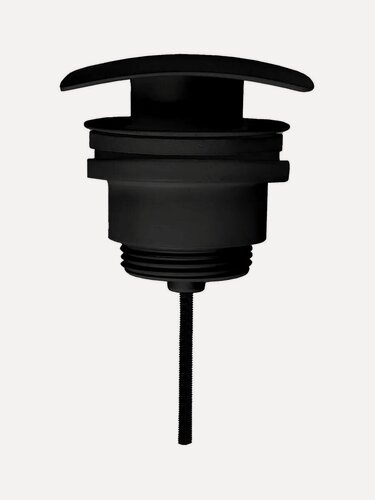 Изображение товара Донный клапан для раковины clic-clac Azario G 1 1/4 AZ-106-BL черный матовый, блистер