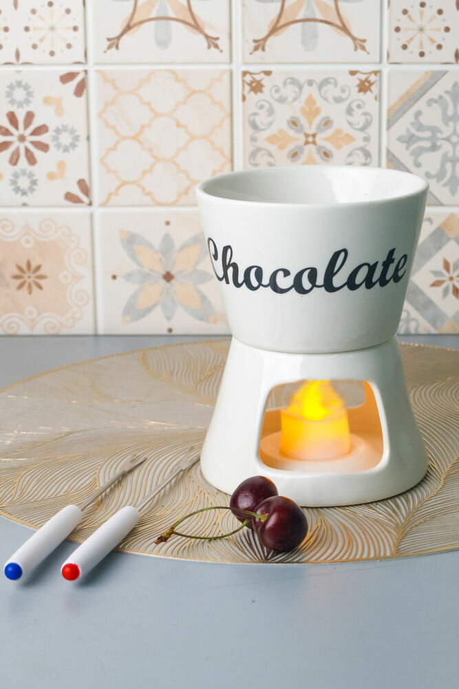 Набор для фондю чоко тайм, фарфор, 16х13 см, Koopman International 795880300