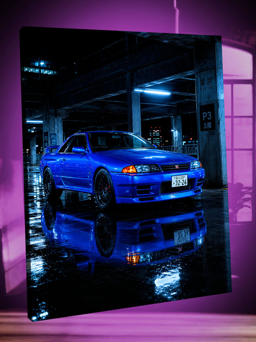 Интерьерная картина Nissan Skyline GT-R R32