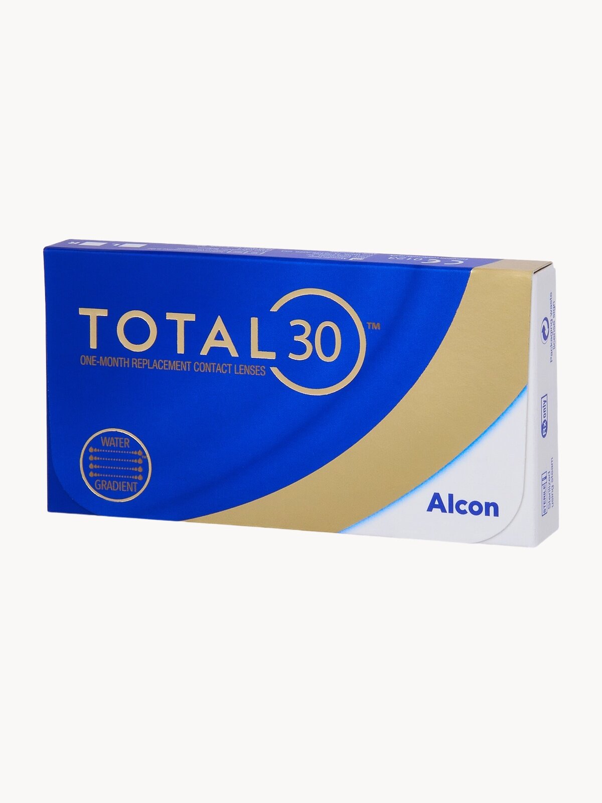 Alcon Контактные линзы TOTAL30, 3 шт. / 1 месяц / 8.4 / 14.2 / -04.75