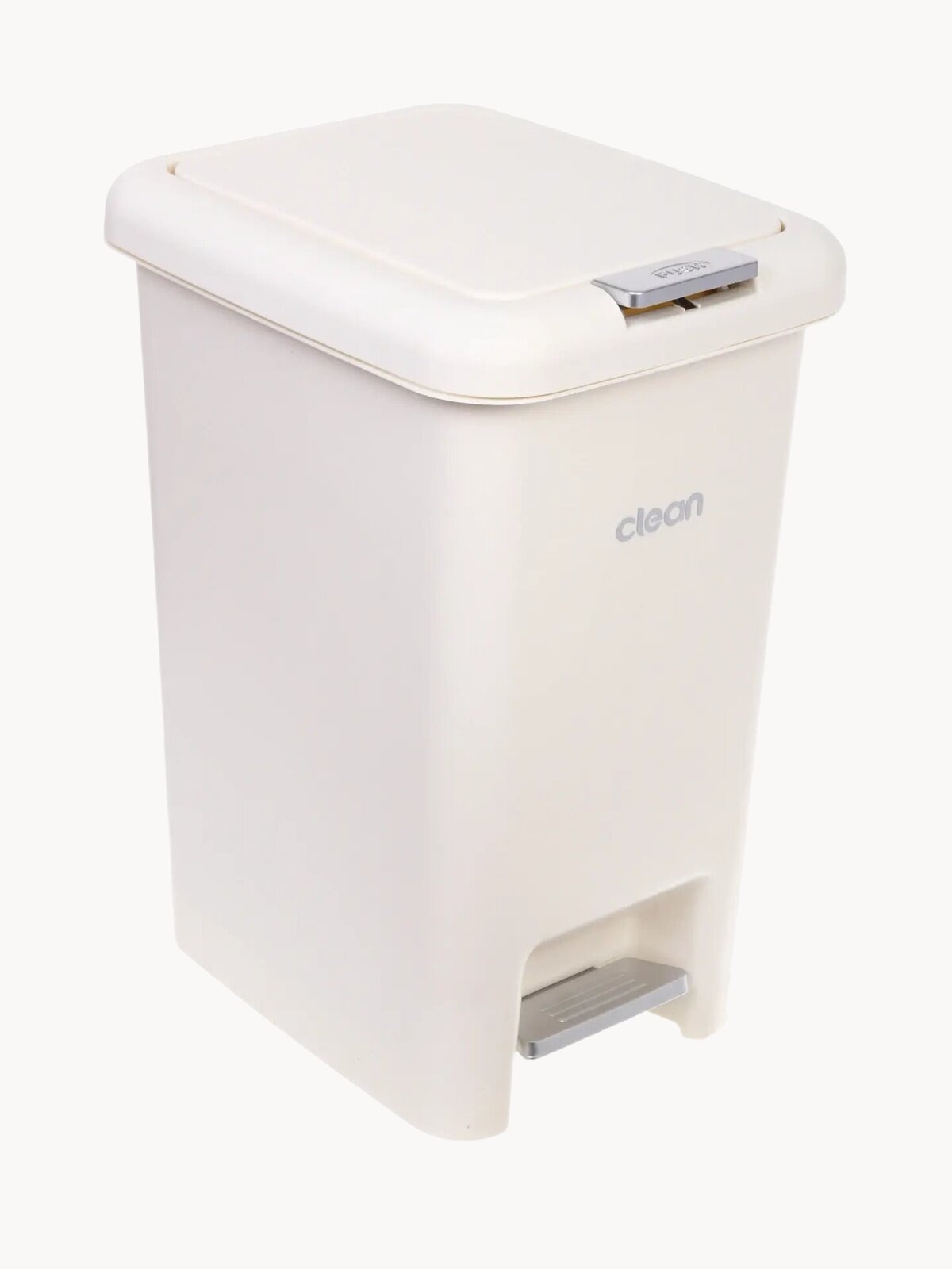 Ведро для мусора с педалью 'Elegance', 15л, белое, удобное и практичное
