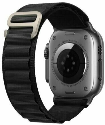 Ремешок Alpine Loop Black L для Apple Watch ULTRA 49 mm Черный