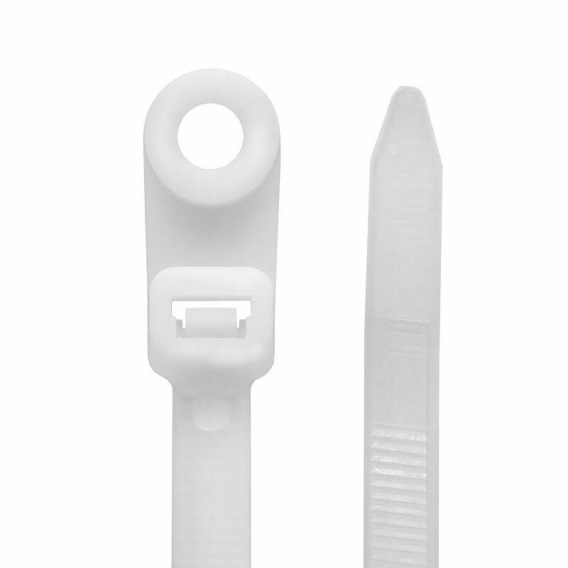 Кабельная стяжка (хомут) с монтажным отверстием 36x150 мм (100шт)