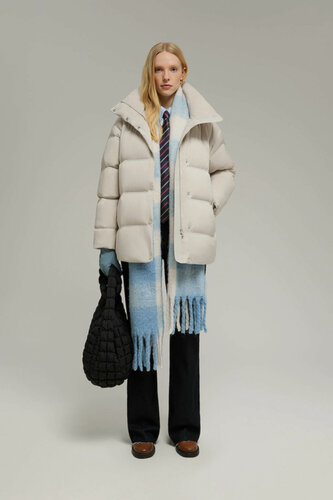 Изображение товара Пуховик с натуральным пухом и термостежкой