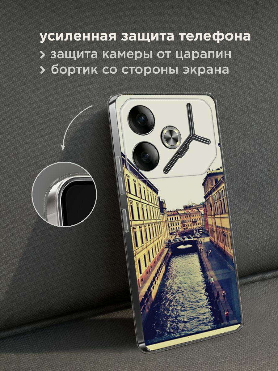 Чехол на Tecno Pova 6 / Текно Пова 6 с принтом "Санкт-Петербург" — фото 1