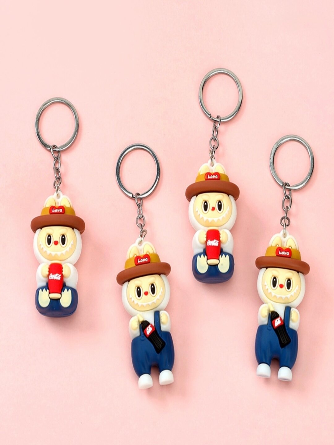 LABUBU! Игрушка-брелок Labubu, с кока-колой, 1 шт, случайный вариант