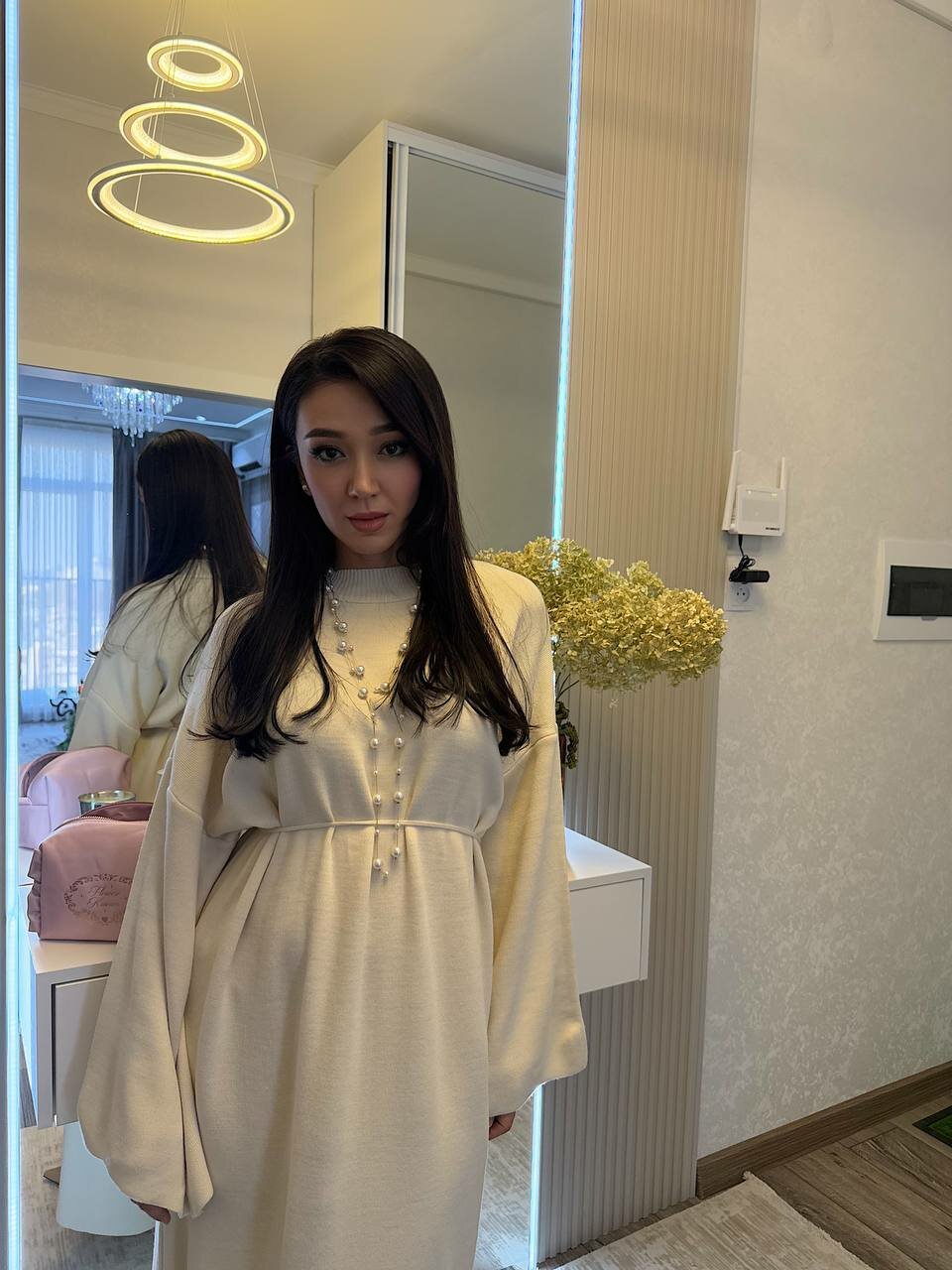 Платье для кормящих мам SOFT KNIT ELEGANCE Collection — женские вязаные трикотажные платья макси, тепло, уют и стиль каждый день