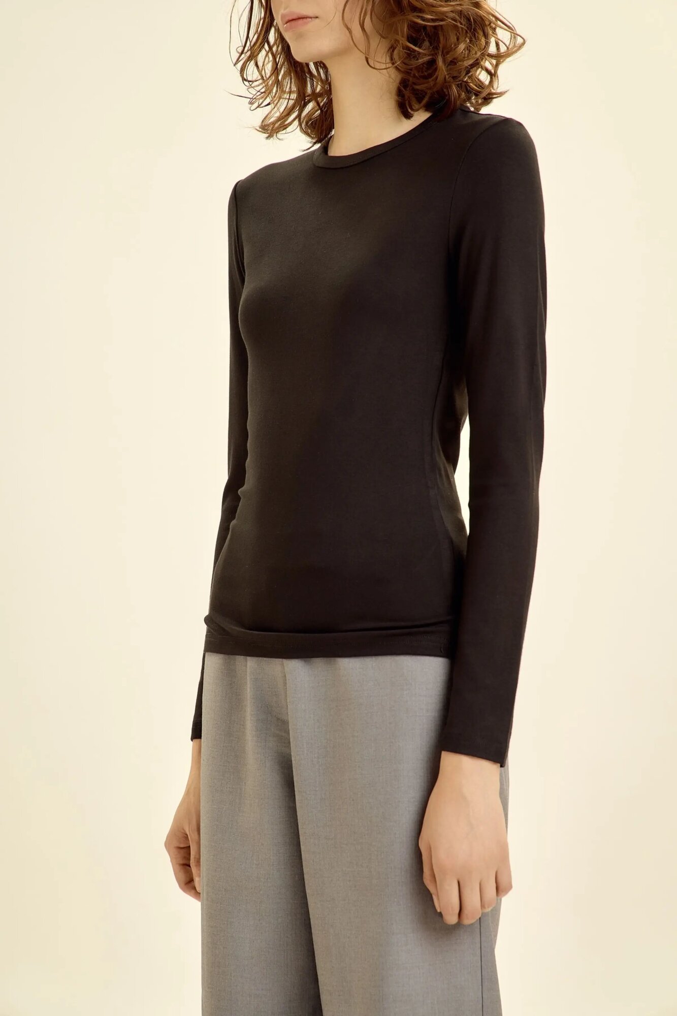 Лонгслив Selfie, размер XS, , черный — фото 1