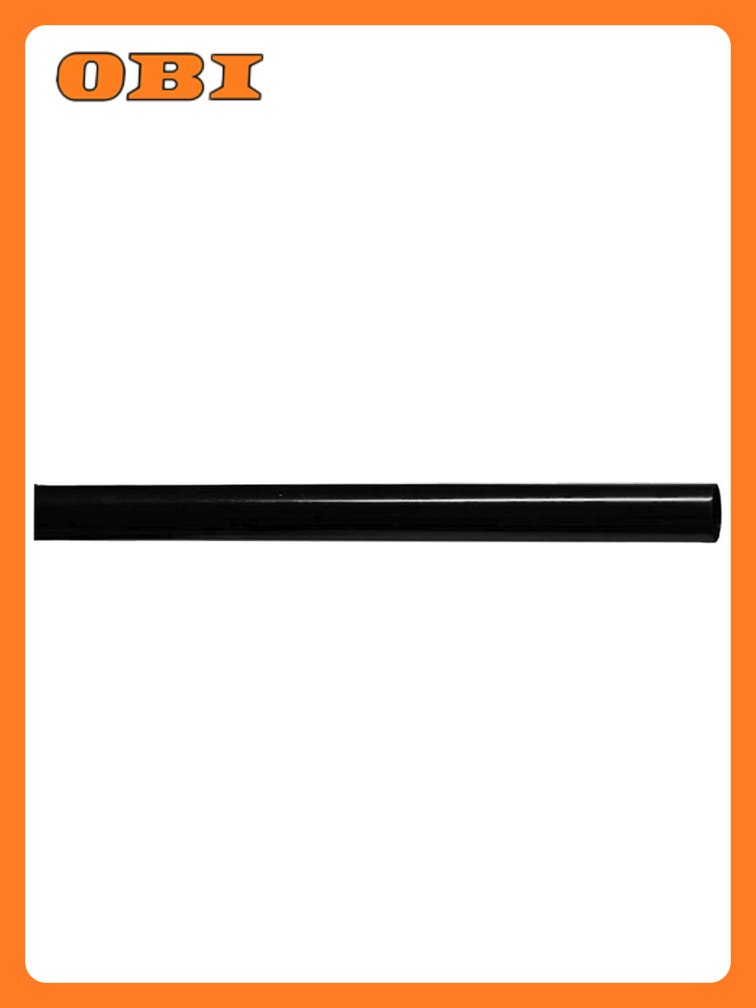 Штанга для карниза HOME ACCESSORY стальной сплав черный 200 см 1 шт