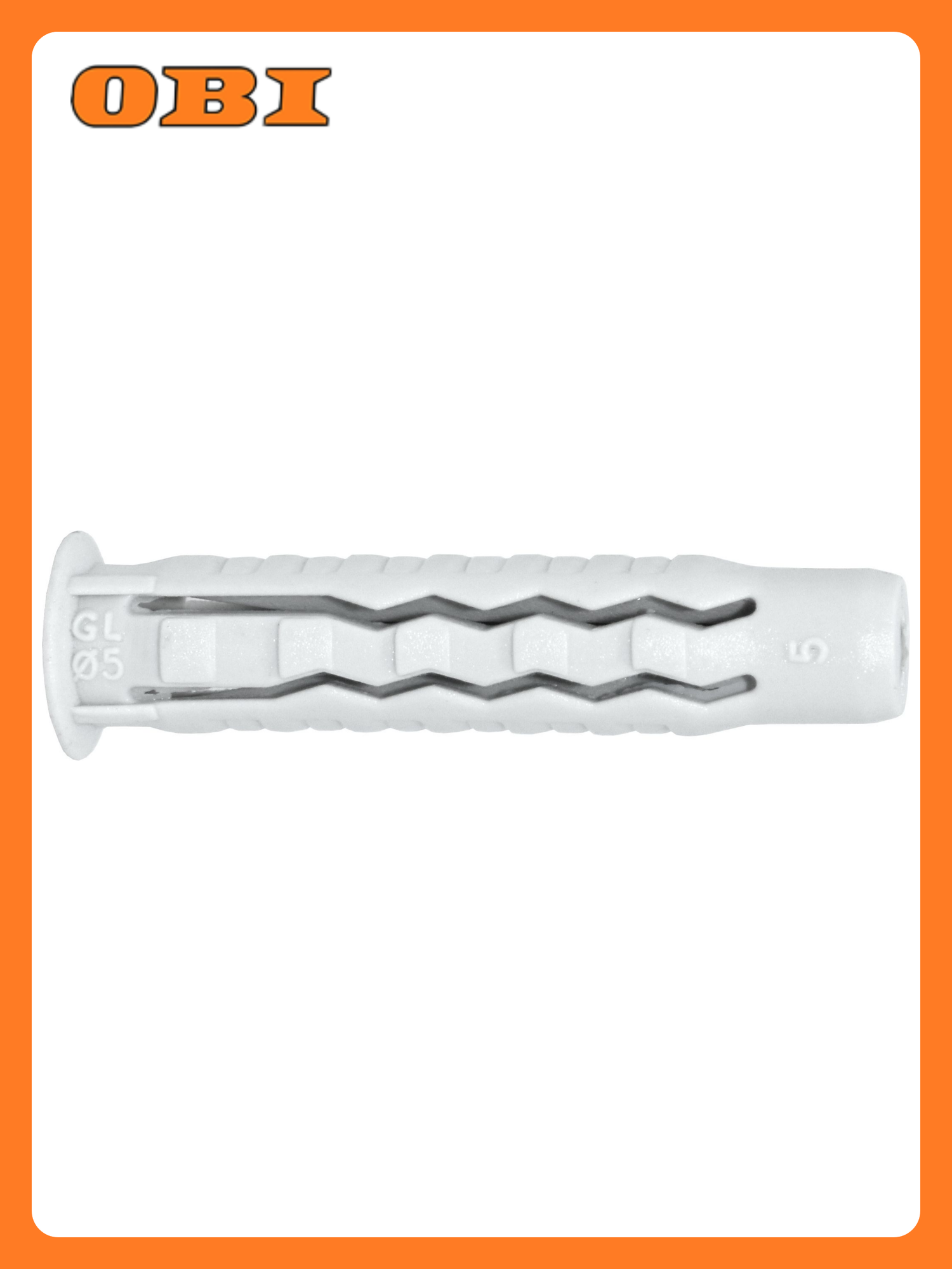 Дюбель универсальный Tecfi VZ нейлон 5x25 мм 20 шт