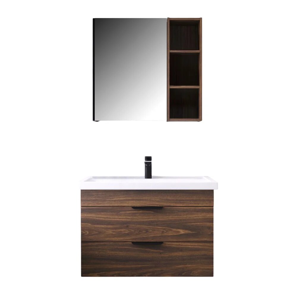 Мебель для ванной комнаты IKA Alta 80 Дуб бурбон