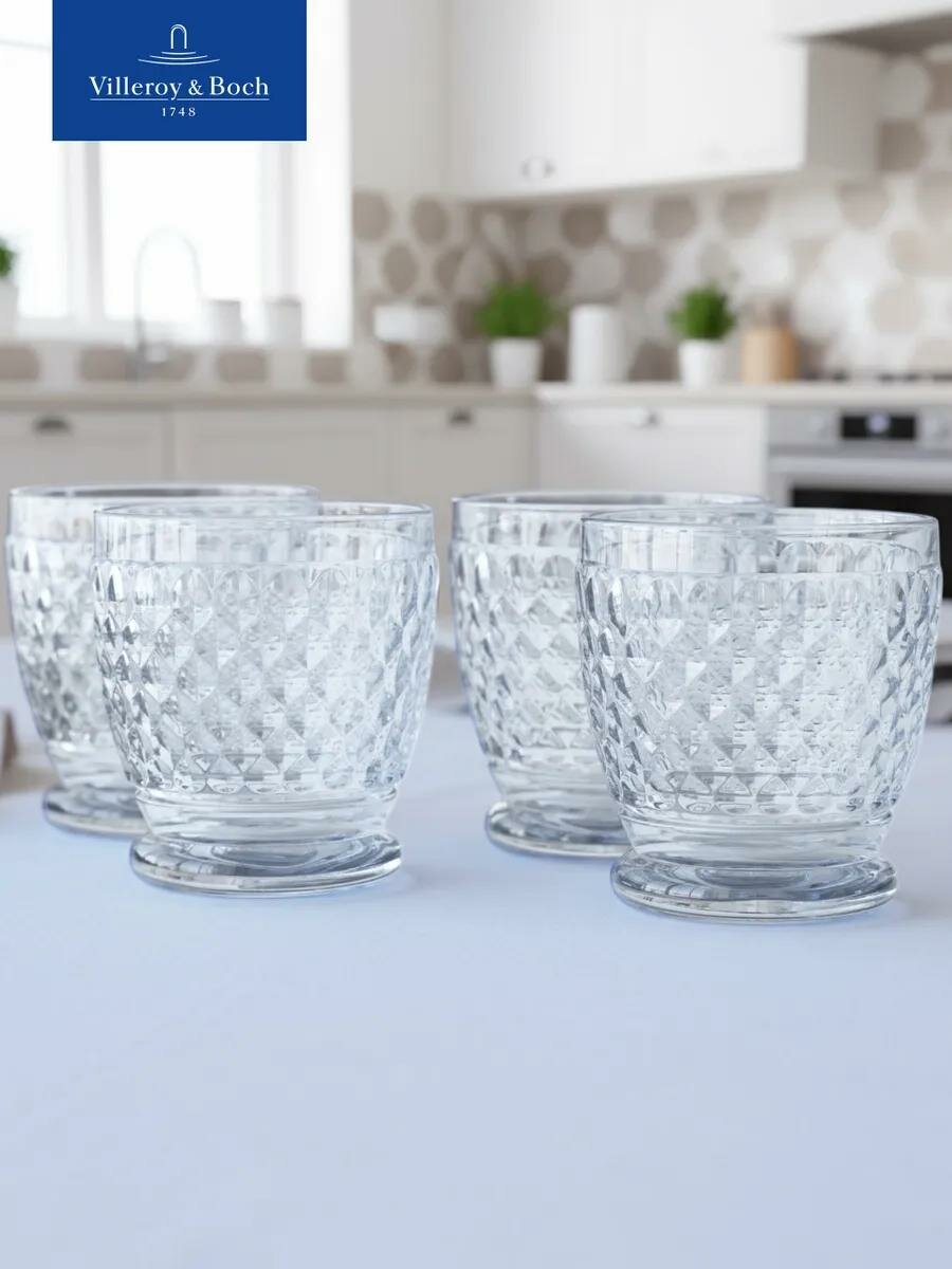 Набор стаканов для воды 330 мл, 4 шт, Boston, Villeroy & Boch, Хрустальное стекло