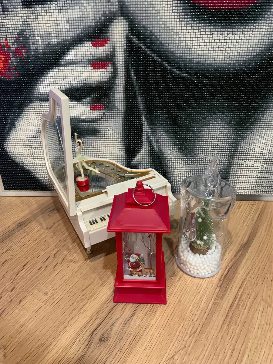 Фонари новогодние 2 штуки в комплекте