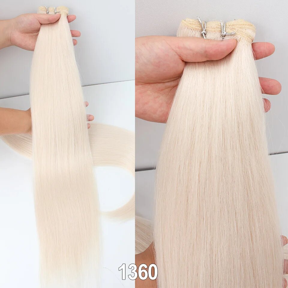 Синтетические пряди для наращивания Ombre Brown Bio Straight 200 грамм 26 дюймов 1 шт, 1360