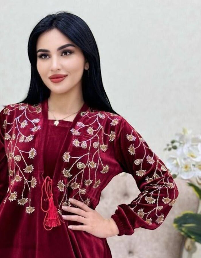 Венчальное платье  Женская домашняя одежда, размер 46-52, черная, размер 52, бордовый — фото 1