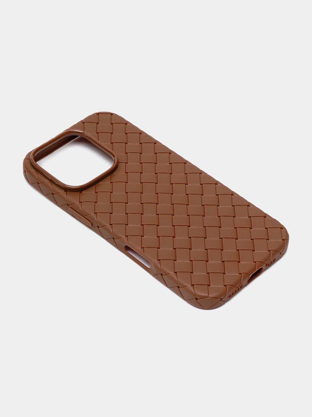 Чехол для iPhone 17, силиконовый, ударопрочный, не оставляет следов от рук , Цвет - Коричневый — фото 1