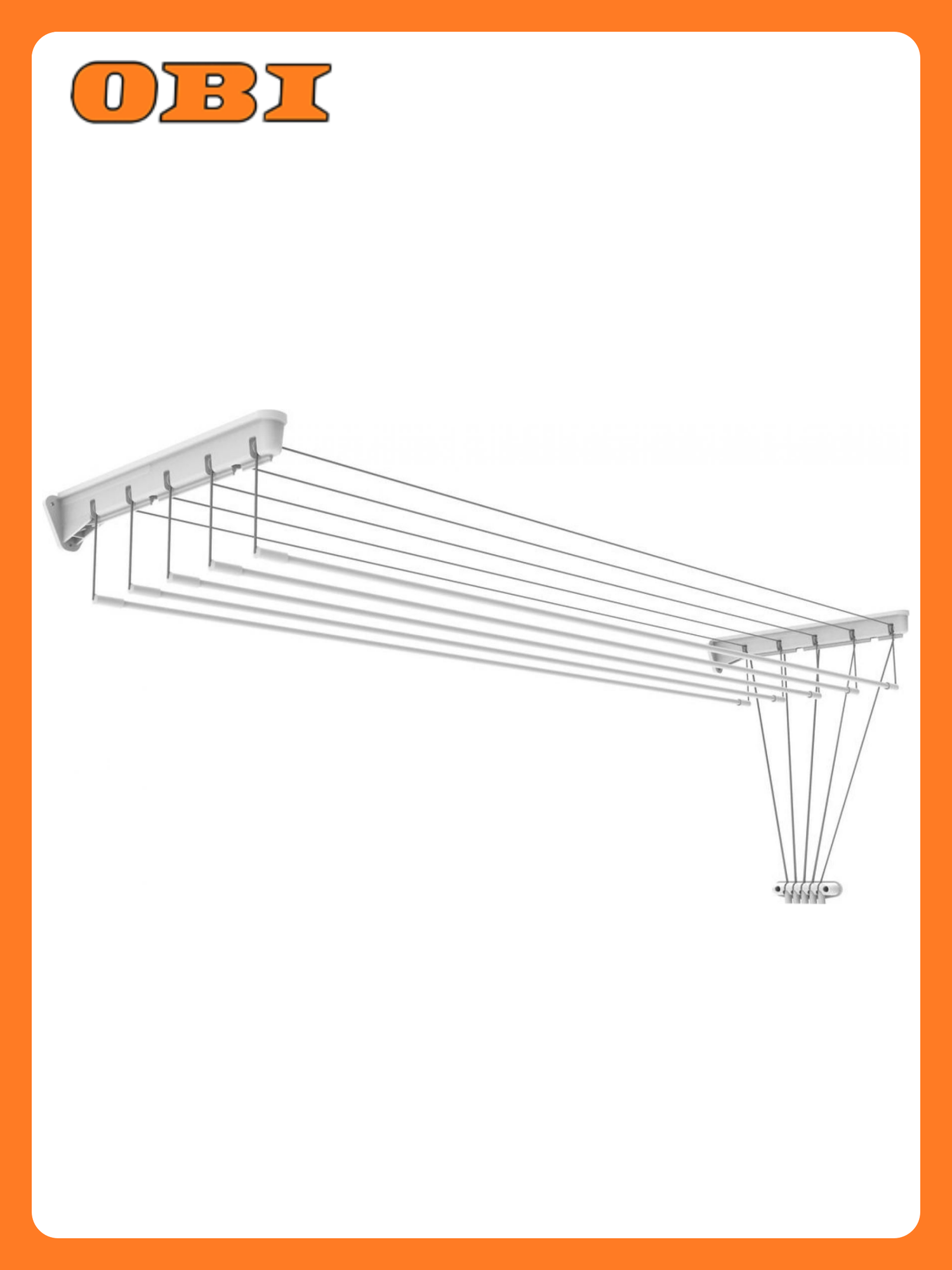 Сушилка Ника настенно-потолочная 8 м белый