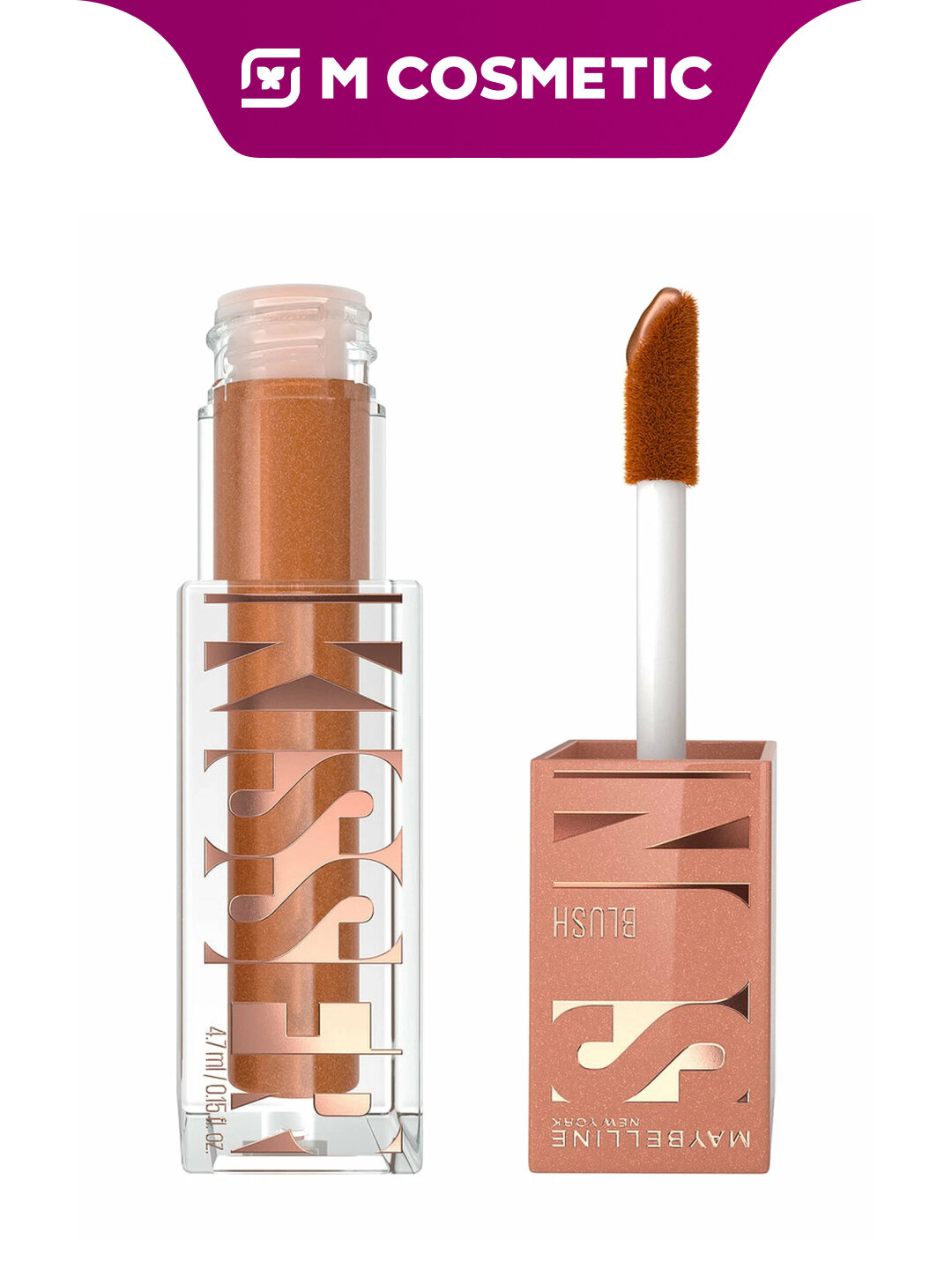 Румяна Maybelline Sunkisser Electric Bronze, бронзовые, жидкие, 4.7 мл