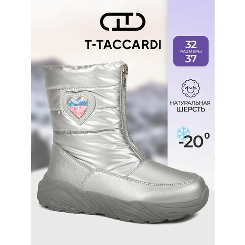 фото Дутики t.taccardi весна-лето 2026, размер 33, серебряный