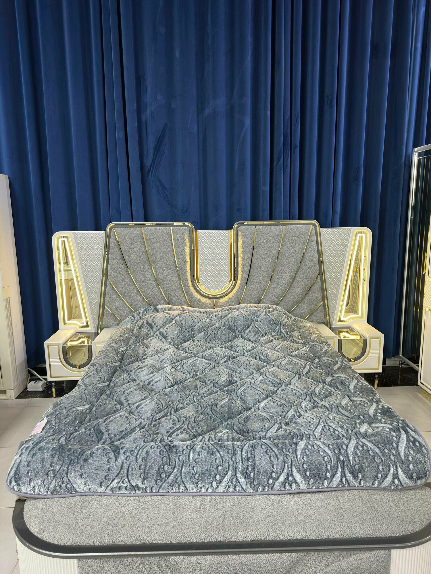 Одеяло-шуба меховое, двуспальное, 190×230 СМ, тёплое