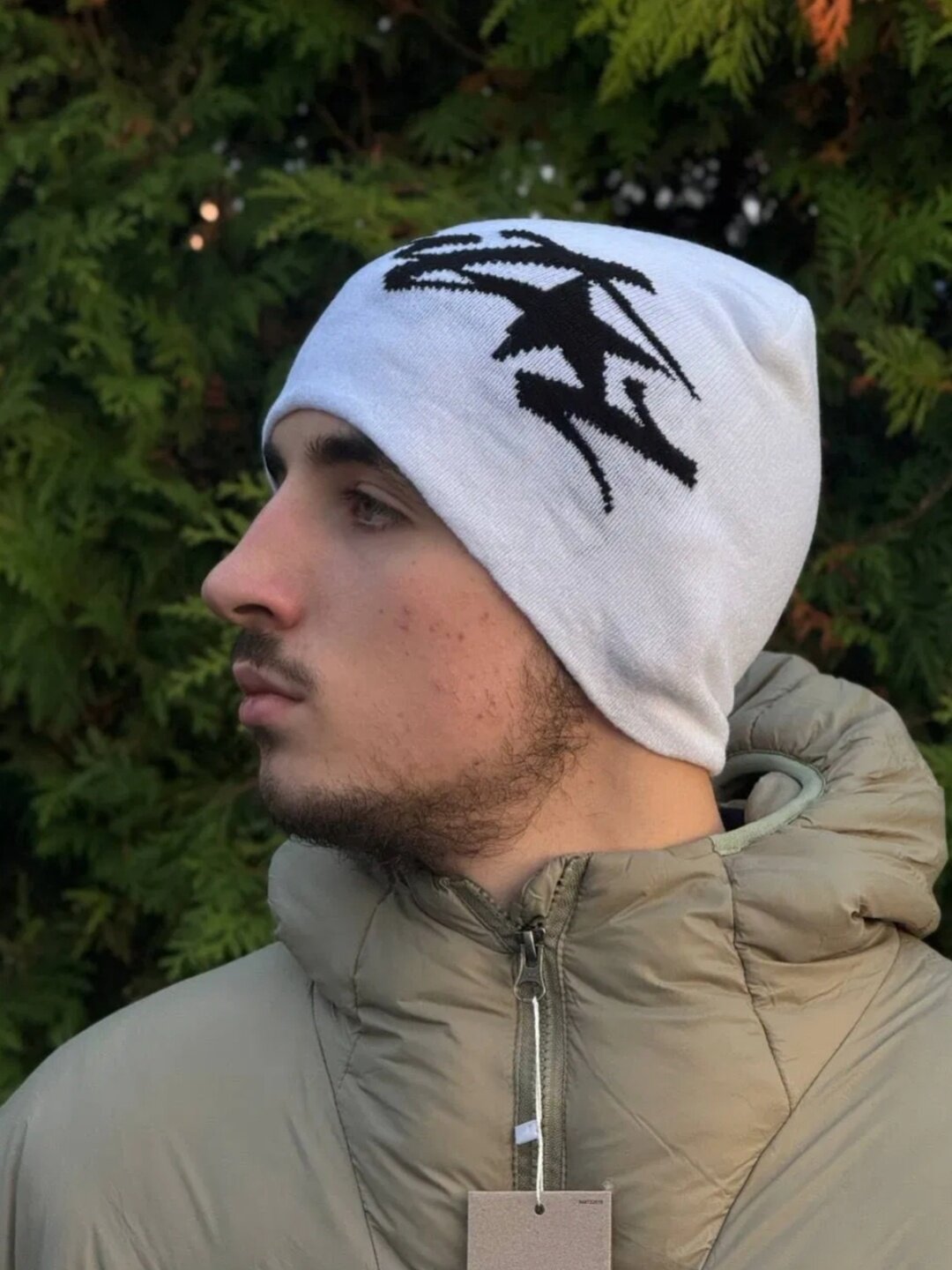 Шапка для взрослых и детей, размер 57, белый — фото 1