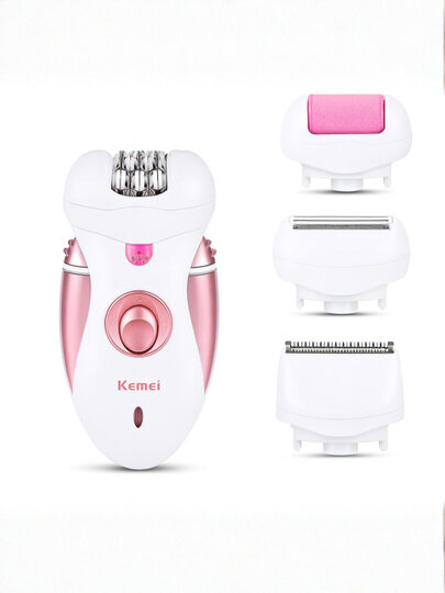 Эпилятор Kemei КМ-2530, 4в1, для тела и лица, 30 пинцетов, время работы до 90 мин — фото 1