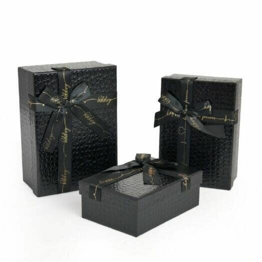 Коробка подарочная Микрос 3 в 1 прямоугольные 